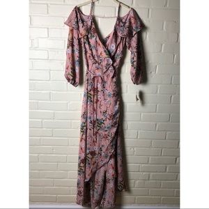 Gianni Bini Floral Escapade Wrap Dress